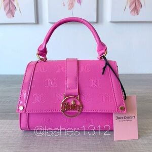 JUICY COUTURE Bag Fancy Flap Crossbody - Hot Pink